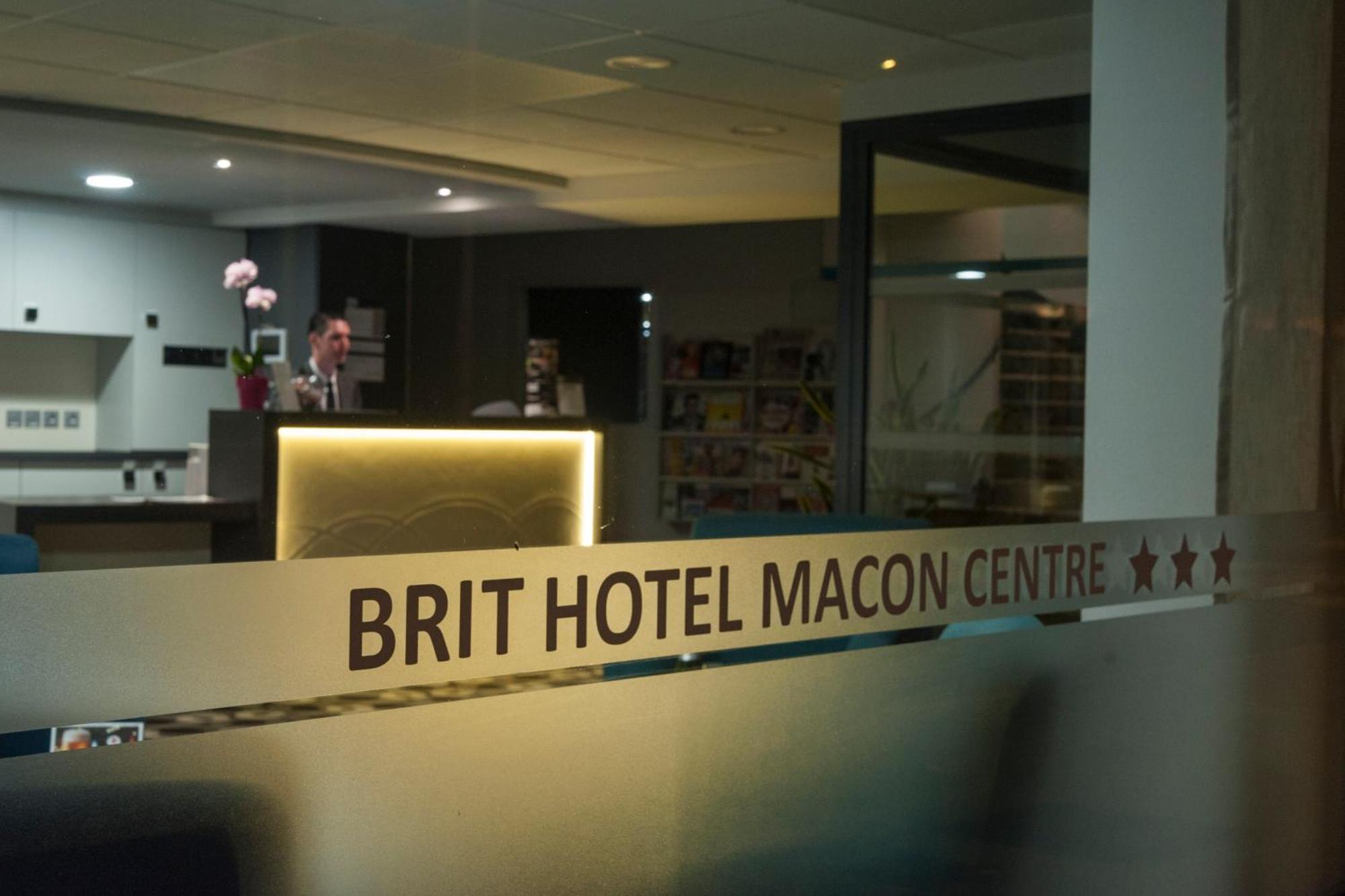 Brit Hotel Mâcon Centre Gare Exterior foto